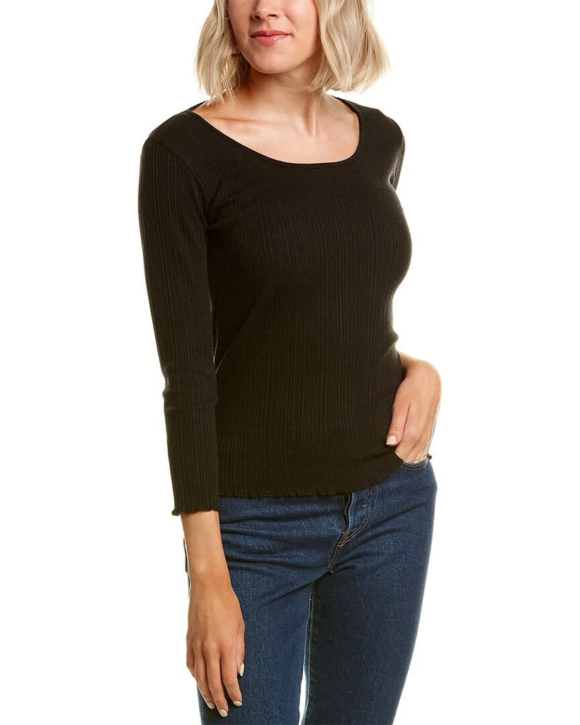 商品Vince|Vince Lettuce Edge Pullover,价格¥181,第1张图片