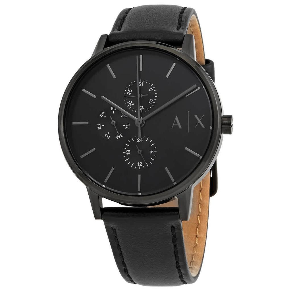 商品Armani Exchange|Cayde Chronograph Quartz Black Dial Mens Watch AX2719,价格¥656,第1张图片