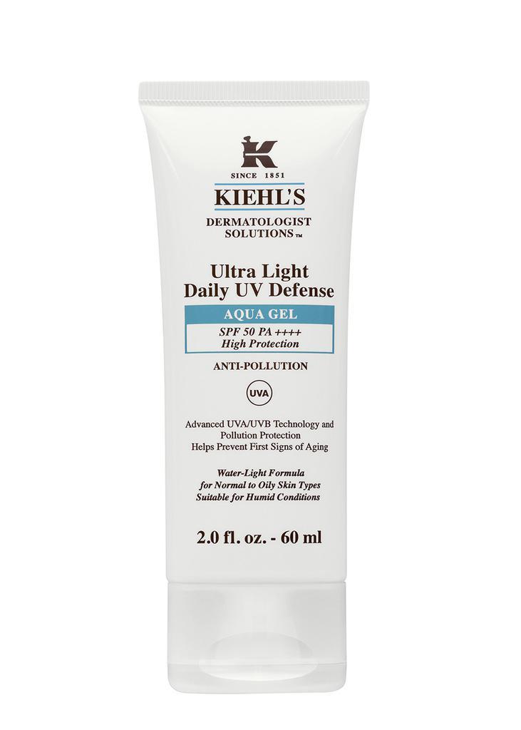 商品Kiehl's|Ultra Light Daily UV Defense Aqua Gel SPF50 PA++++ 60ml,价格¥322,第1张图片