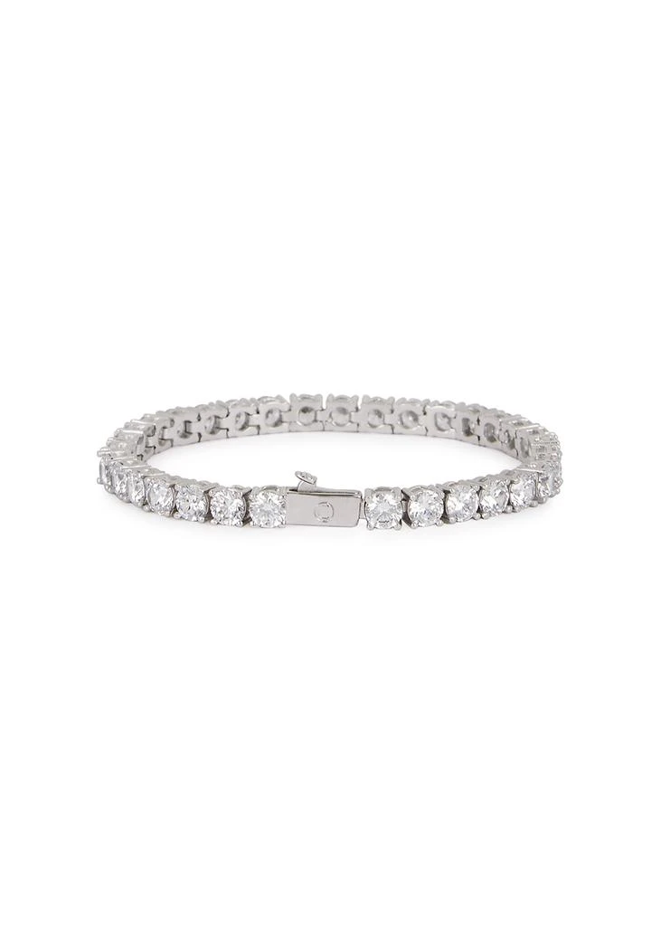 商品CERNUCCI|Tennis 18kt white gold-plated bracelet,价格¥823,第3张图片详细描述