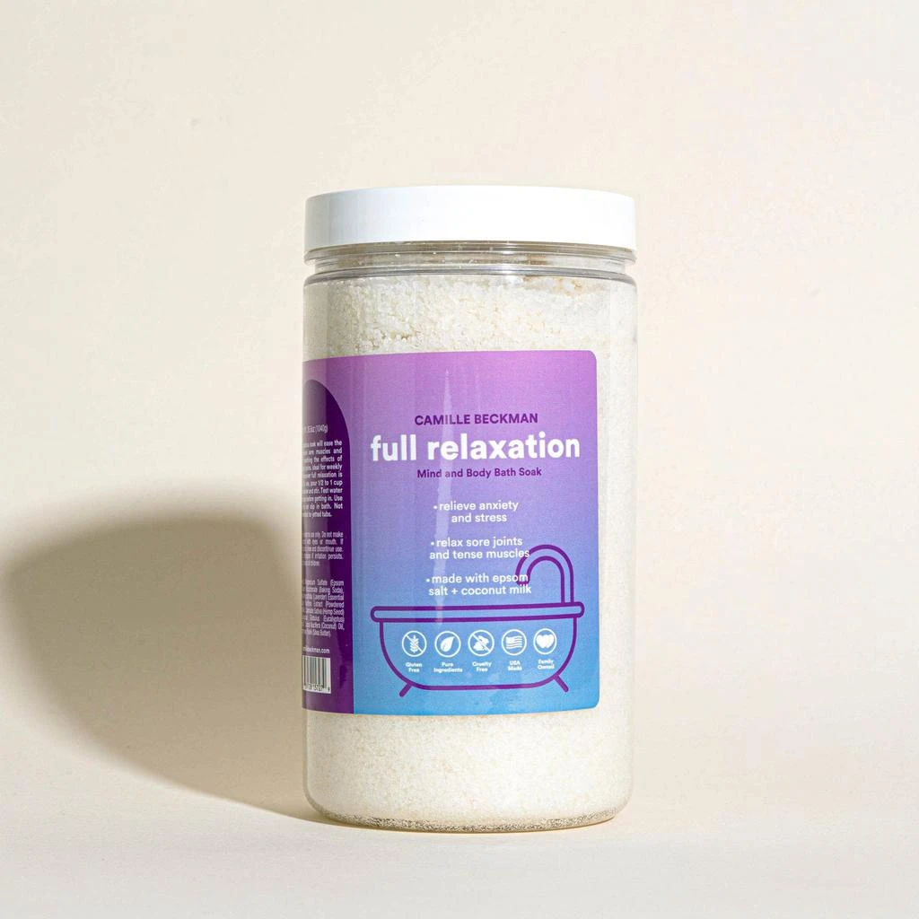 商品Camille Beckman|Bath Soak - Full Relaxation - Mind and Body Bath Soak 36oz,价格¥177,第1张图片