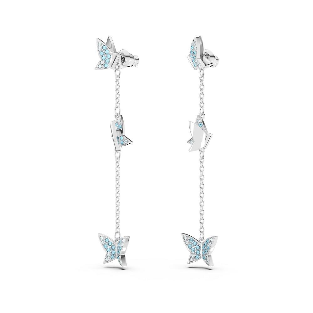 Crystal Butterfly Lilia Drop Earrings商品第4张图片规格展示