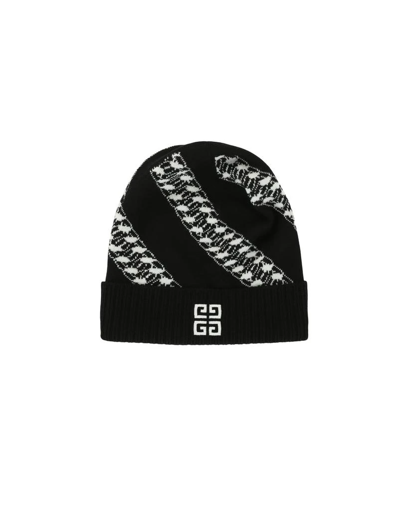 商品Givenchy|4G Chain Wool Beanie,价格¥1131,第1张图片