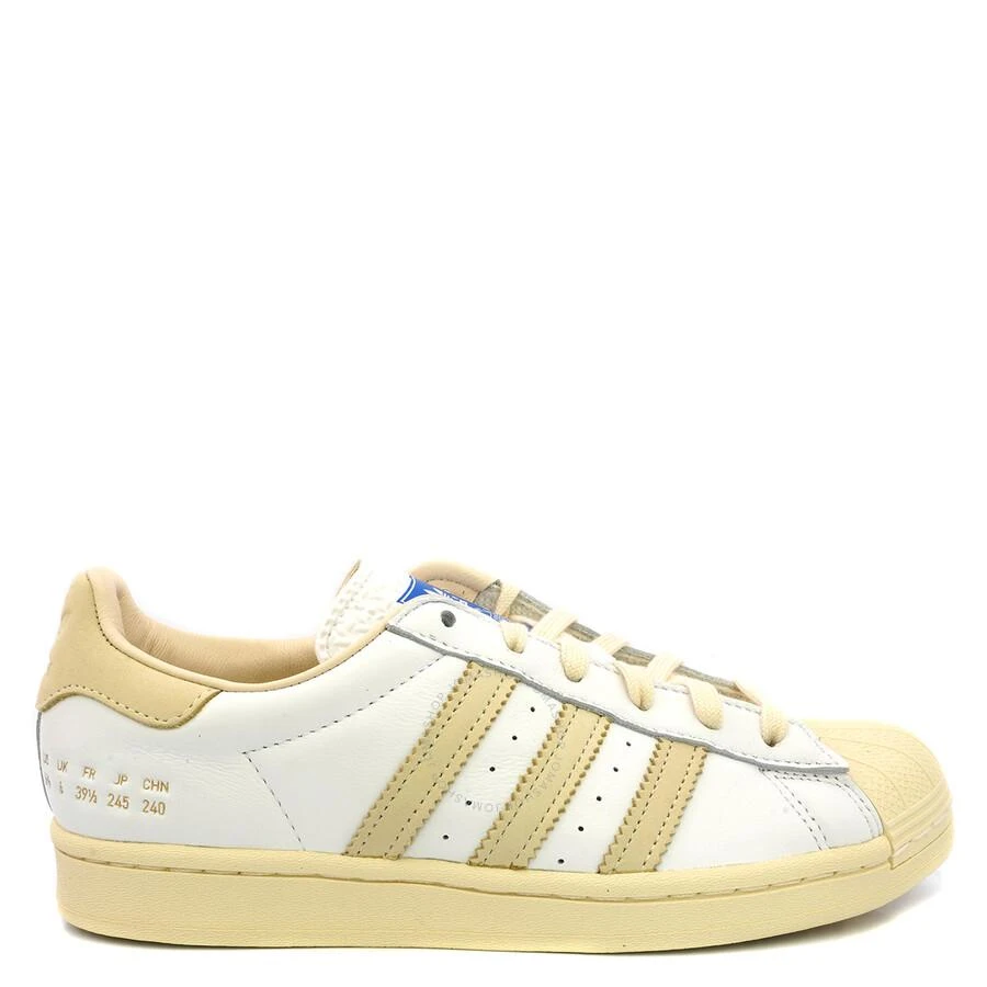 商品Adidas|Adidas Men's White Superstar Low-top Nubuck Sneakers, Brand Size 5 (US Size 5.5),价格¥225,第1张图片