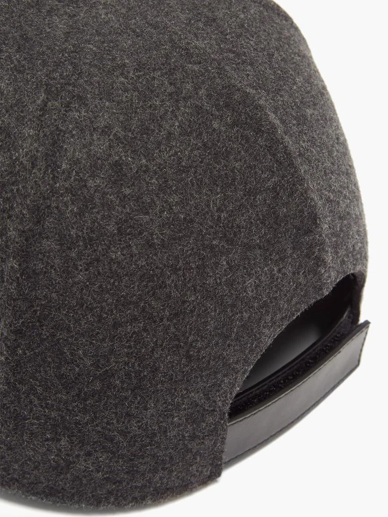 商品Prada|Triangle-logo felted-wool baseball cap,价格¥4631,第3张图片详细描述