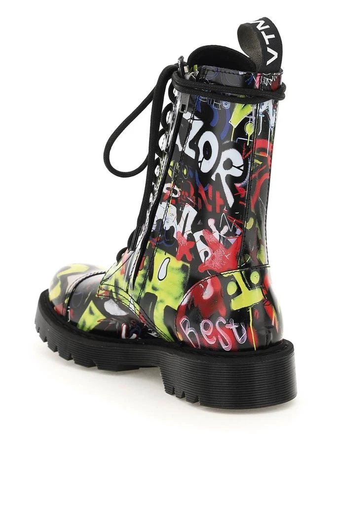 商品Vetements|GRAFFITI LACE-UP BOOTS,价格¥5304,第2张图片详细描述