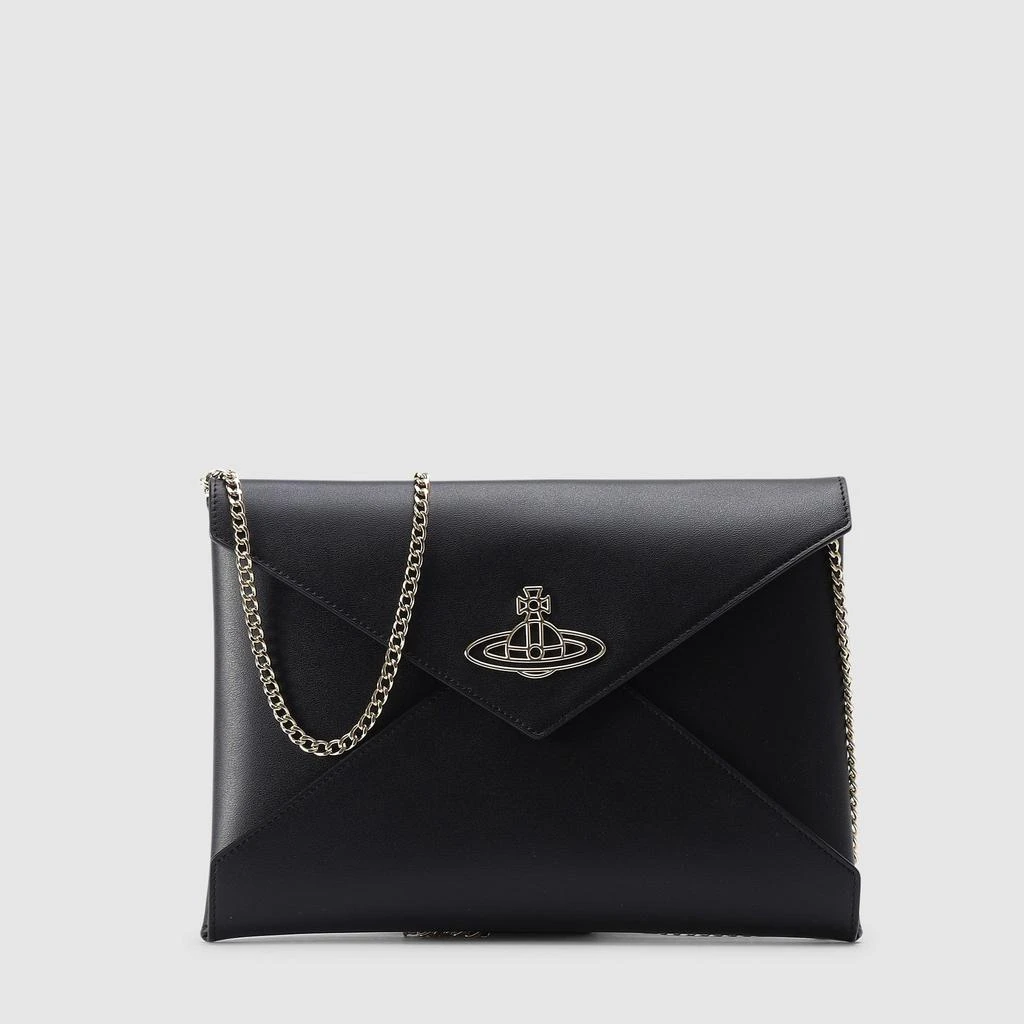 商品Vivienne Westwood|Vivienne Westwood Womens Orb Black Clutch Bag,价格¥1391,第1张图片