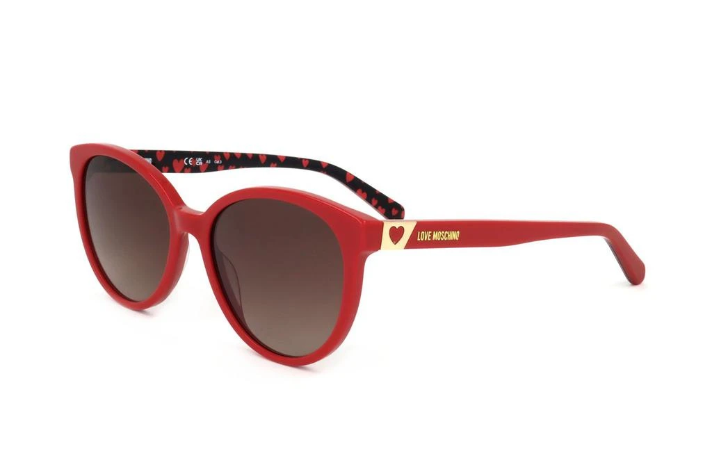 商品Moschino|Moschino Eyewear Oval Frame Sunglasses,价格¥551,第2张图片详细描述