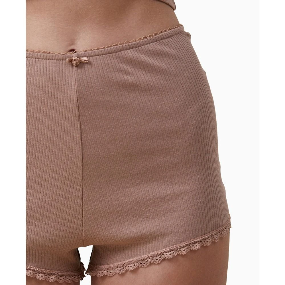 商品Cotton On|Women's Rib Lace Shorts,价格¥186,第3张图片详细描述