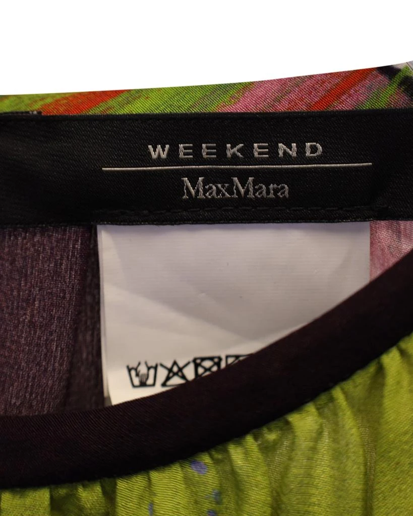 商品[二手商品] Max Mara|Weekend Max Mara Cassino Printed Midi Dress in Multicolor Silk,价格¥1197,第3张图片详细描述