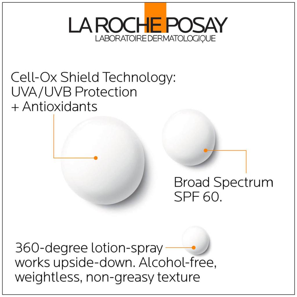 La Roche-Posay Anthelios Ultra-Light Sunscreen Spray Lotion SPF 60商品第2张图片规格展示