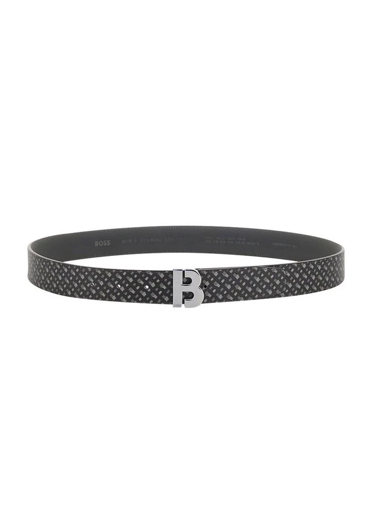 商品Hugo Boss|Hugo Boss Mens Black Belt,价格¥1103,第1张图片