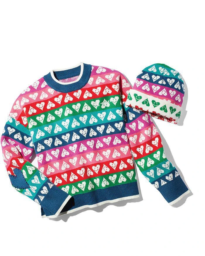 Rainbow Heart Crewneck Sweater - 100% Exclusive 商品