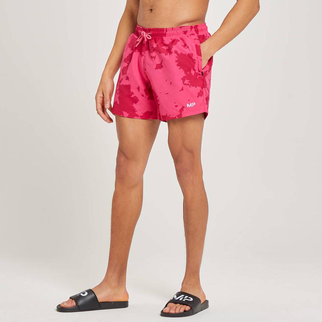 MP Men's Atlantic Printed Swim Shorts - Magenta商品第1张图片规格展示