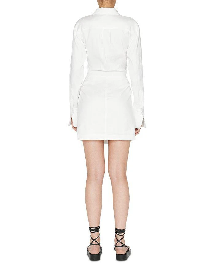 商品FRAME|Long-Sleeve Mini Twist Dress,价格¥1080,第2张图片详细描述