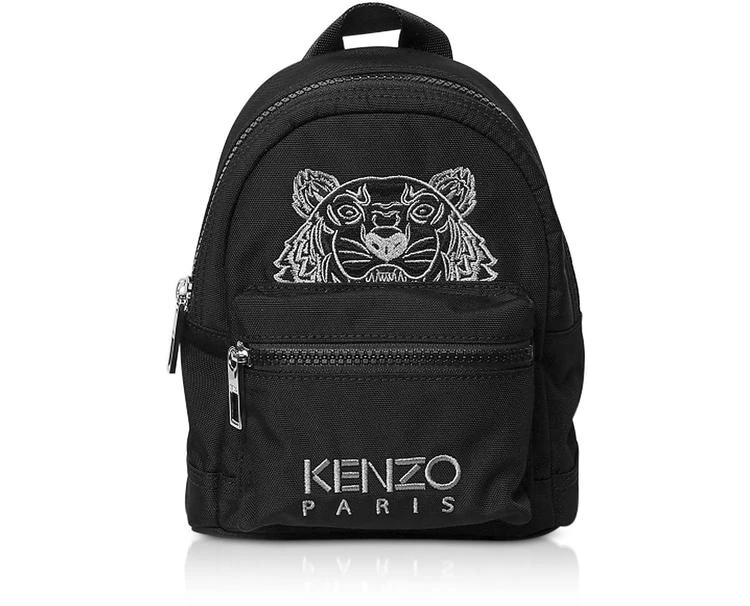 商品Kenzo|黑色虎头尼龙迷你双肩包,价格¥1071,第1张图片