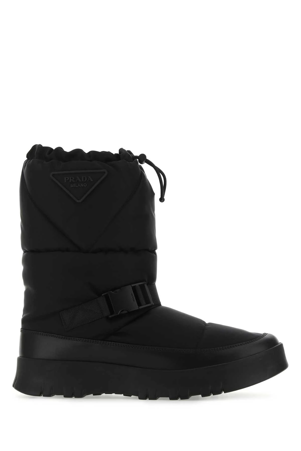 商品【商品预售7天】 Prada|Prada 男士靴子 2UE0243LFVF0002 黑色,价格¥5293,第1张图片