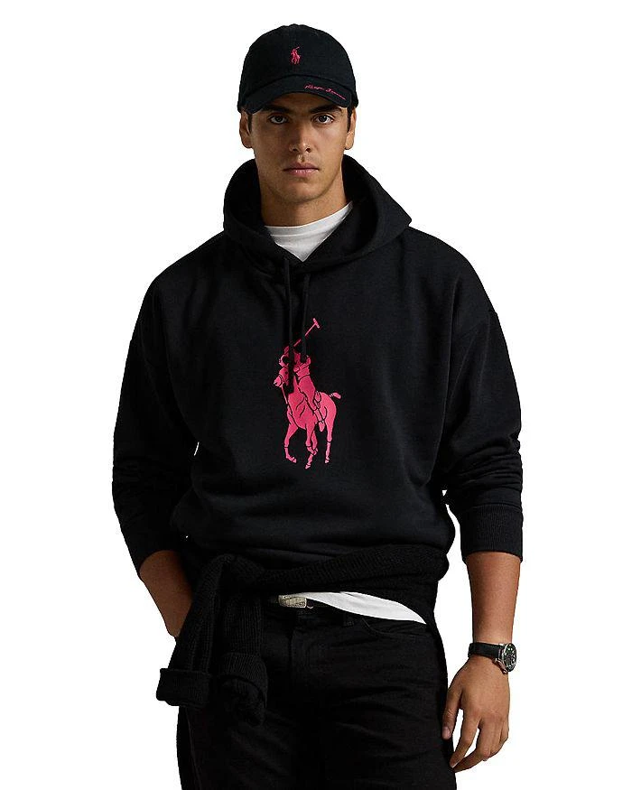 商品Ralph Lauren|Cotton Blend Big Pink Pony Hoodie,价格¥1231,第1张图片