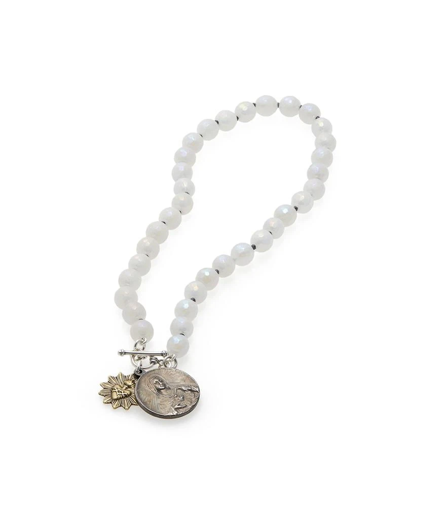商品Miracle Icons by Mary Jo Pane|10 mm Coated Jade Wrap Necklace,价格¥3639,第2张图片详细描述