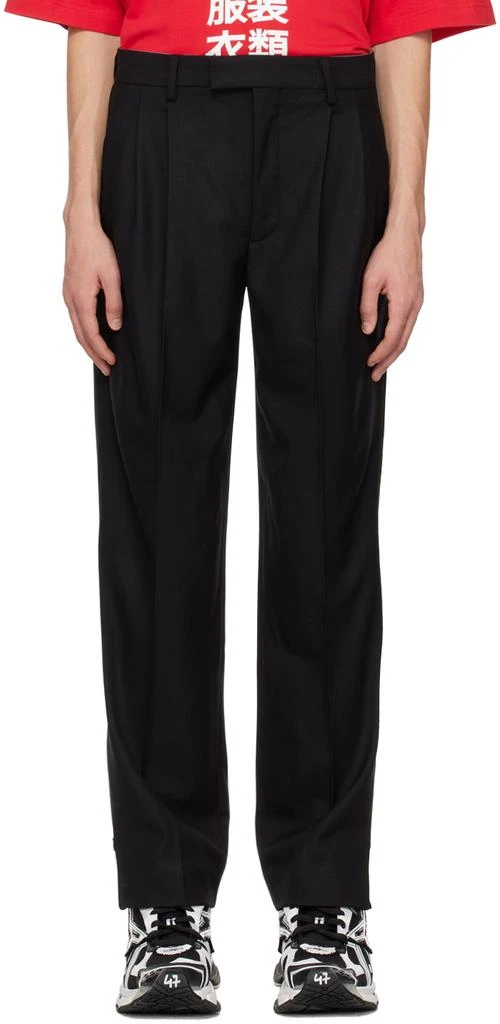 商品VTMNTS|Black Pleated Trousers,价格¥2549,第1张图片