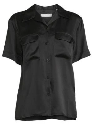 商品Equipment|Amaia Silk Satin Button-Front Shirt,价格¥736,第4张图片详细描述