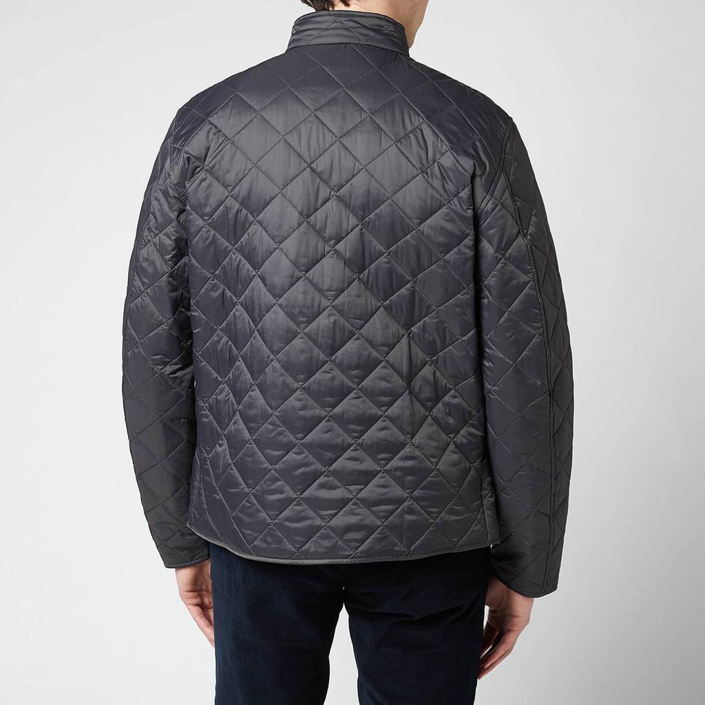 Barbour International Men's Gear Quilted Jacket - Charcoal商品第2张图片规格展示