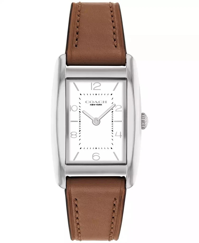 商品Coach|Women's Reese Saddle Leather Watch 24mm,价格¥1454,第1张图片