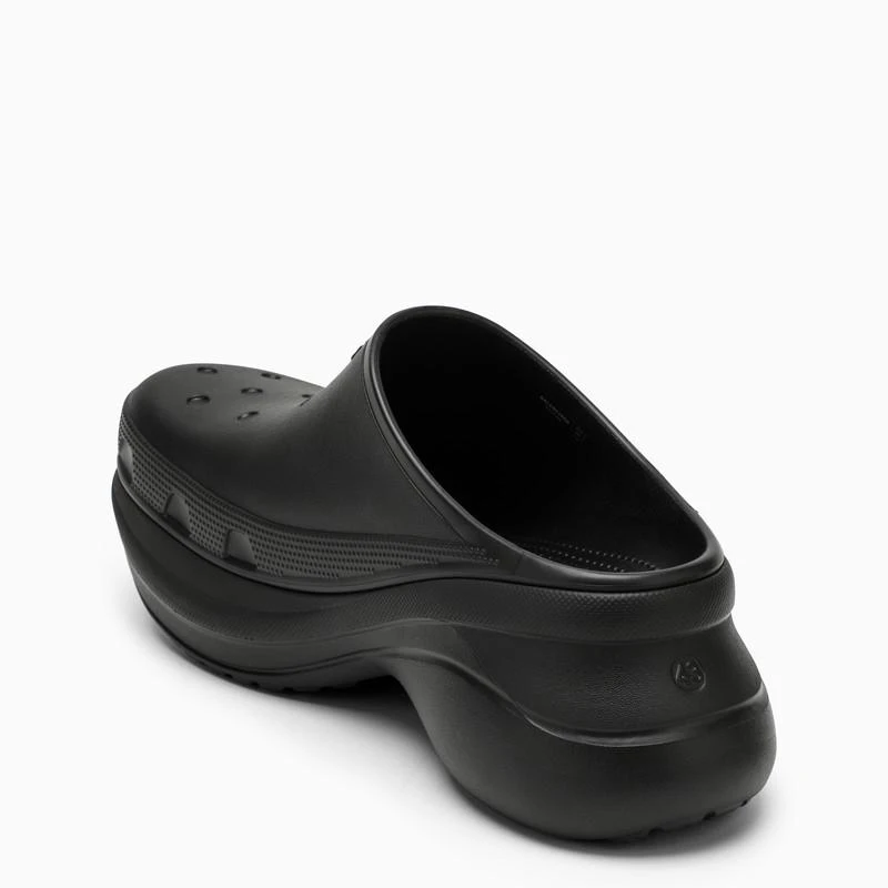 商品Balenciaga|Crocs black rubber slip-on sandal,价格¥4059,第4张图片详细描述