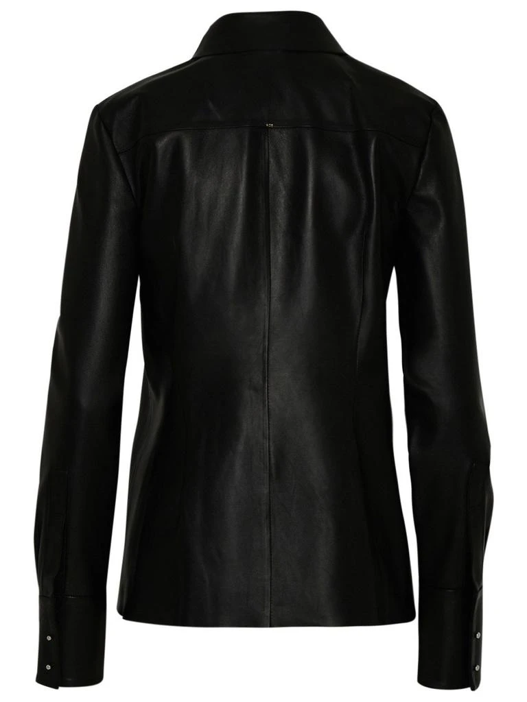 商品Weekend Max Mara|Max mara women's black leather shirt,价格¥4208,第3张图片详细描述