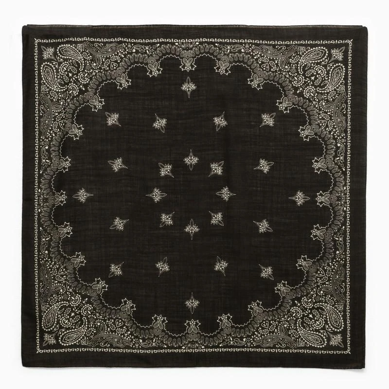 商品DESTIN| BLACK WOOL SCARF,价格¥766,第3张图片详细描述