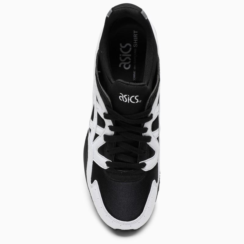 Black and white low-top fabric sneakers商品第3张图片规格展示