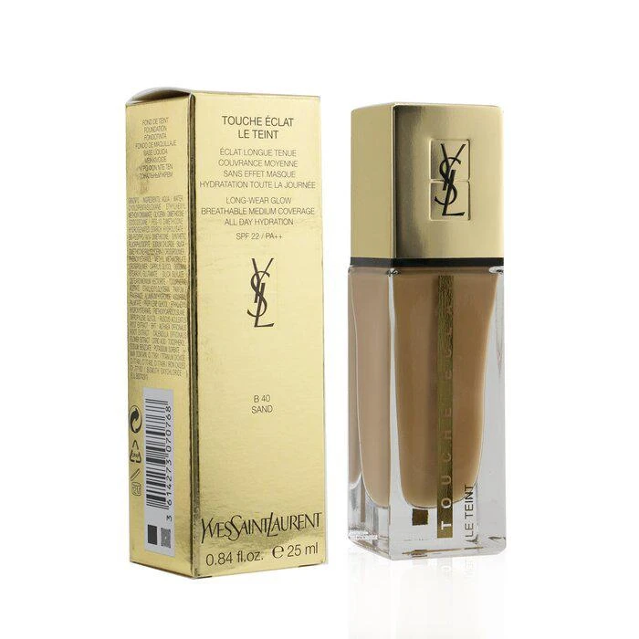 商品Yves Saint Laurent|Yves Saint Laurent 超模光感持妆保湿粉底SPF22 - # B40 Sand -B40 Sand(25ml/0.84oz),价格¥602,第2张图片详细描述