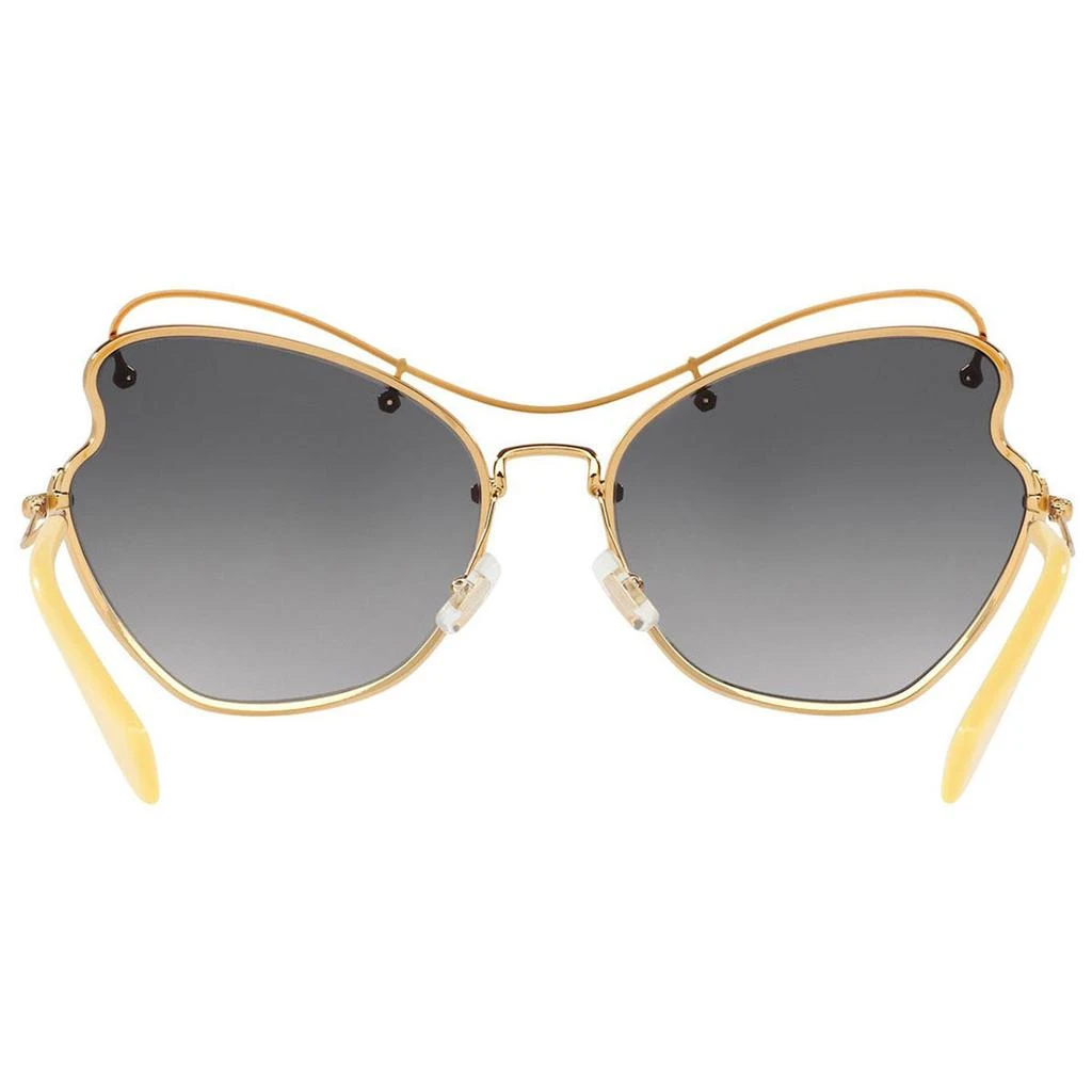 商品Miu Miu|Miu Miu Women's Sunglasses - Antique Gold Metal Frame Grey Lenses | 56RS-7OE3E265,价格¥1070,第4张图片详细描述