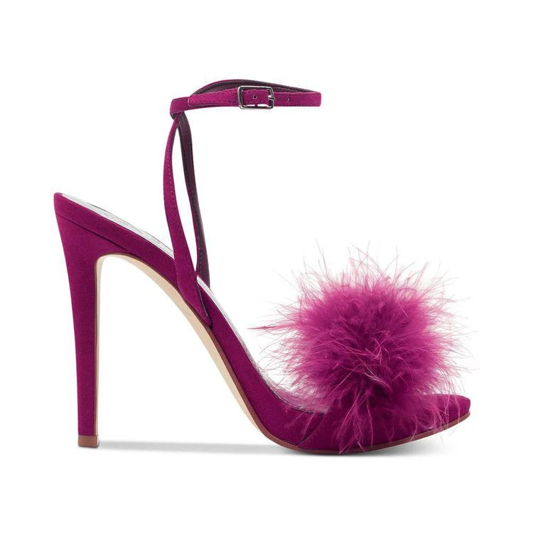 商品GUESS|Women's Avis Feather Dress Sandals,价格¥367,第2张图片详细描述