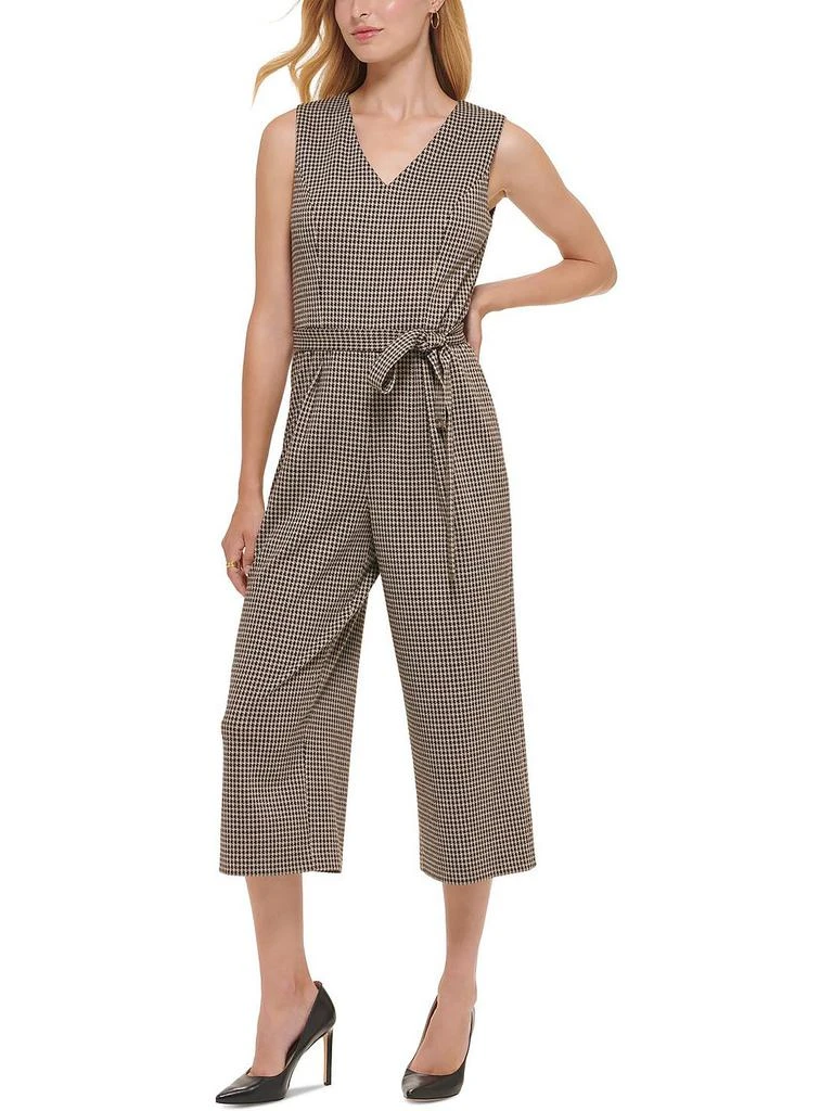 商品Tommy Hilfiger|Womens Ponte Houndstooth Jumpsuit,价格¥453,第1张图片