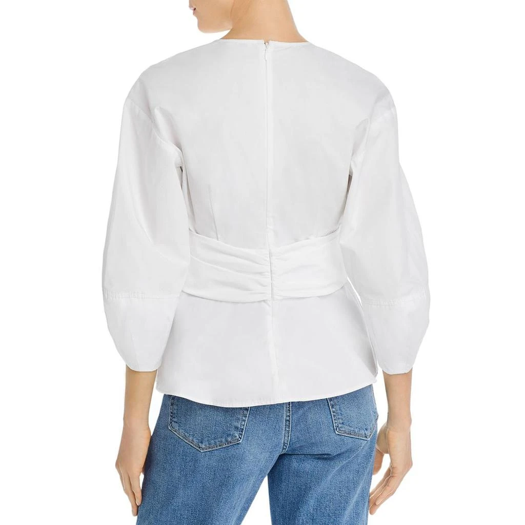 商品Derek Lam|Derek Lam 10 Crosby Womens Hidden Back Zipper V Neck Blouse,价格¥423,第2张图片详细描述