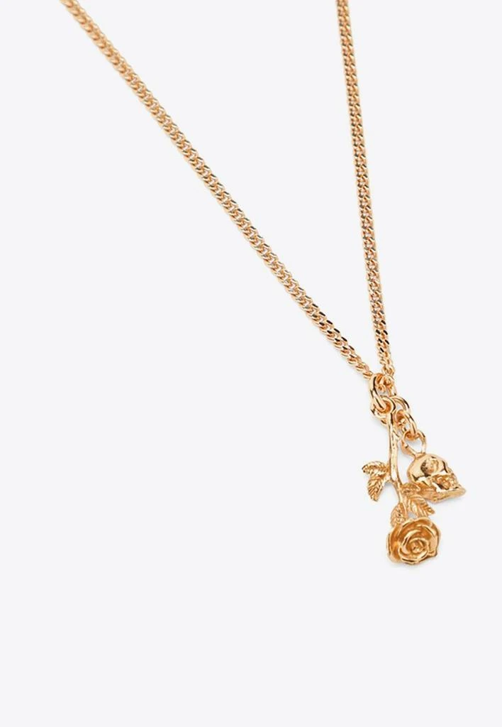 商品Emanuele Bicocchi|Rose and Skull Necklace,价格¥2333,第2张图片详细描述