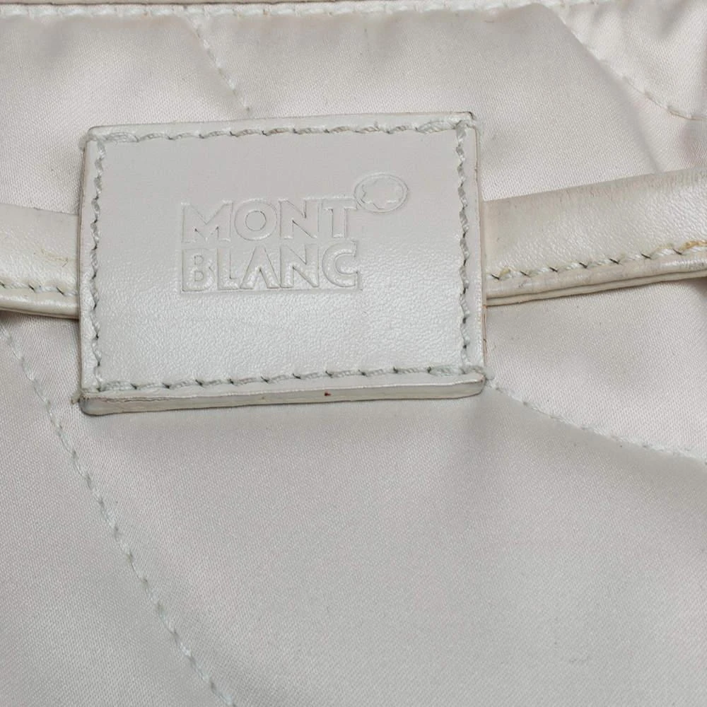 Montblanc Off White Nylon and Leather Starisma Dalila Drawstring Hobo 商品