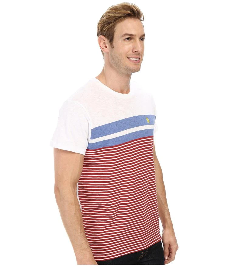 商品U.S. POLO ASSN.|Engineered Stripe Crew Neck T-Shirt,价格¥211,第4张图片详细描述