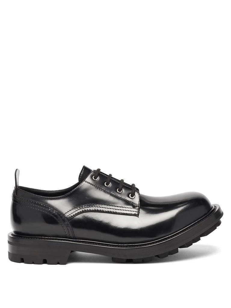 商品Alexander McQueen|Wonder patent-leather Derby shoes,价格¥5707,第1张图片