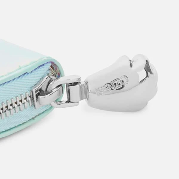 商品Kenzo|KENZO Women's Iridescent Zip Coin Purse - white,价格¥729,第3张图片详细描述