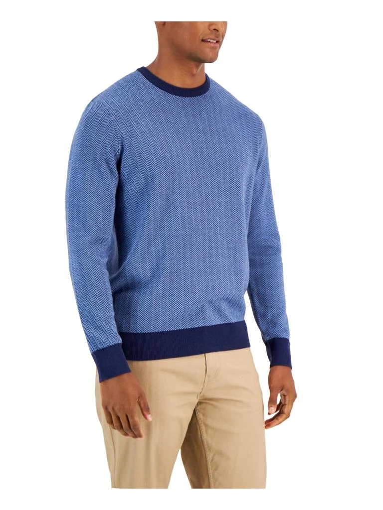 商品Club Room|Mens Striped Crewneck Pullover Sweater,价格¥170,第3张图片详细描述
