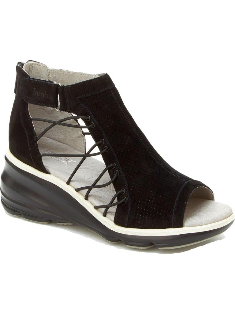 Naomi Womens Suede Perforated Sport Sandals商品第9张图片规格展示