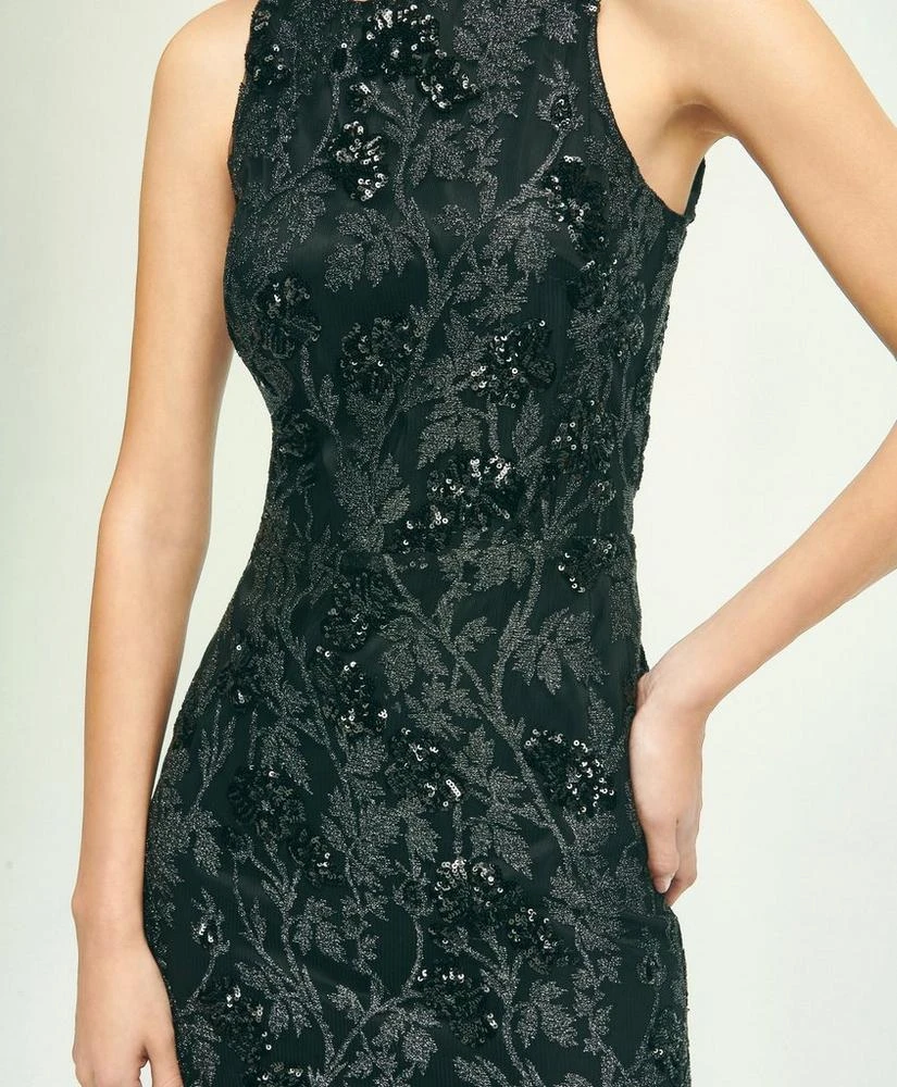 商品Brooks Brothers|Sleeveless Sequin Lace Sheath Dress,价格¥976,第5张图片详细描述
