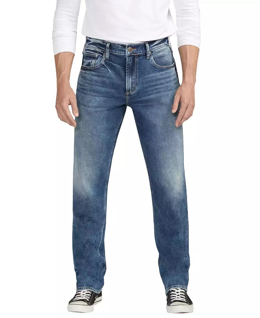 商品Silver Jeans Co.|Men's Eddie Athletic Fit Tapered Leg Jeans,价格¥437,第2张图片详细描述