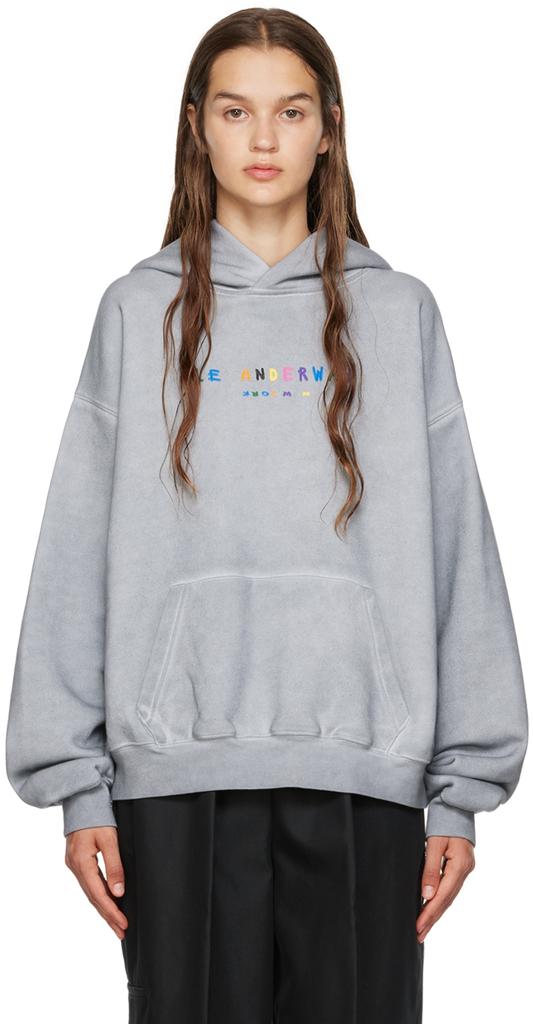 Gray Colorful Hoodie商品第1张图片规格展示