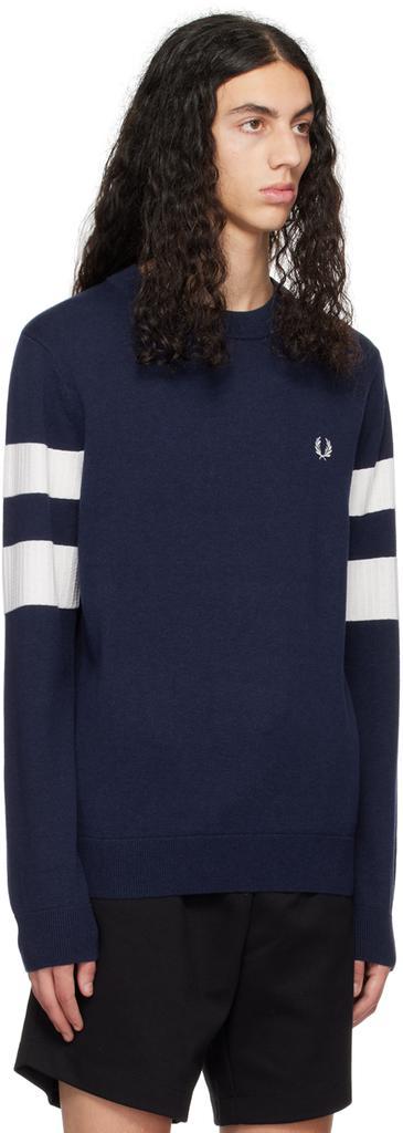 商品Fred Perry|Navy Tipped Sweater,价格¥659,第4张图片详细描述