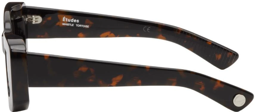 商品Etudes|Tortoiseshell Whistle Sunglasses,价格¥816,第3张图片详细描述