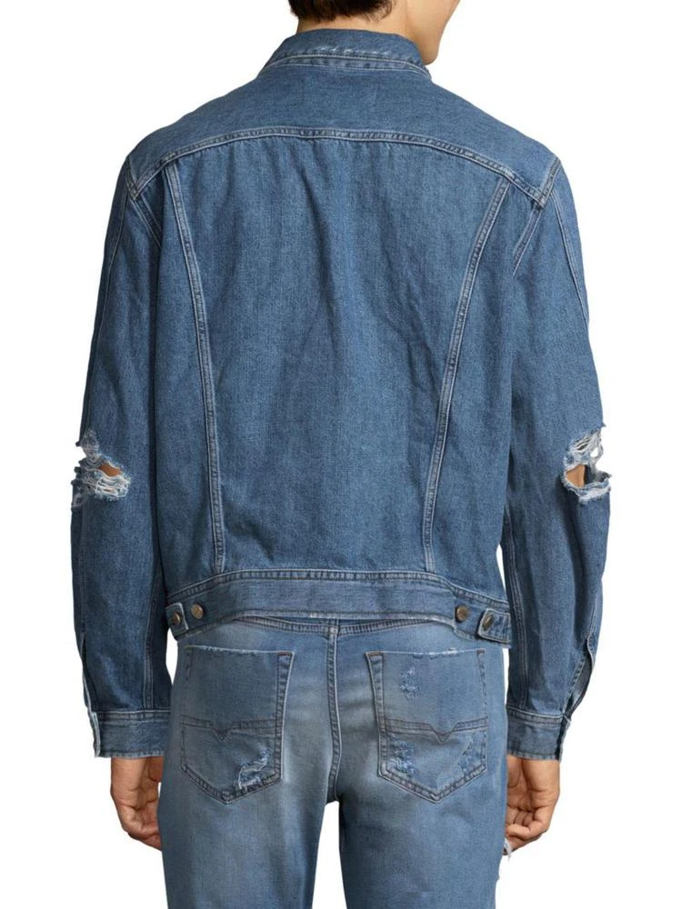 商品Diesel|Robyn Distressed Denim Jacket,价格¥513,第2张图片详细描述