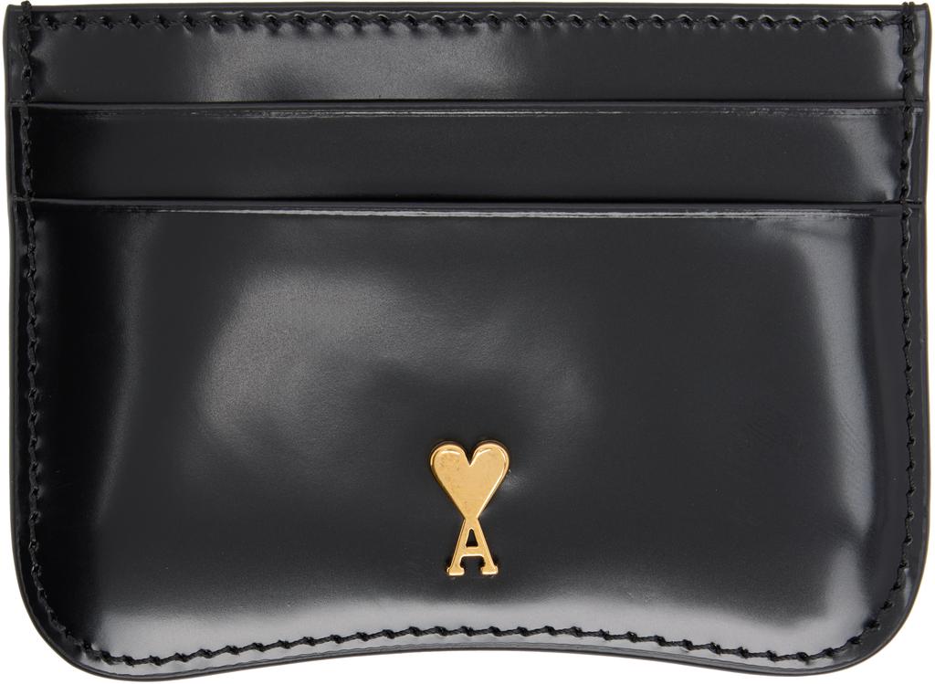 Black Paris Paris Card Holder image 2